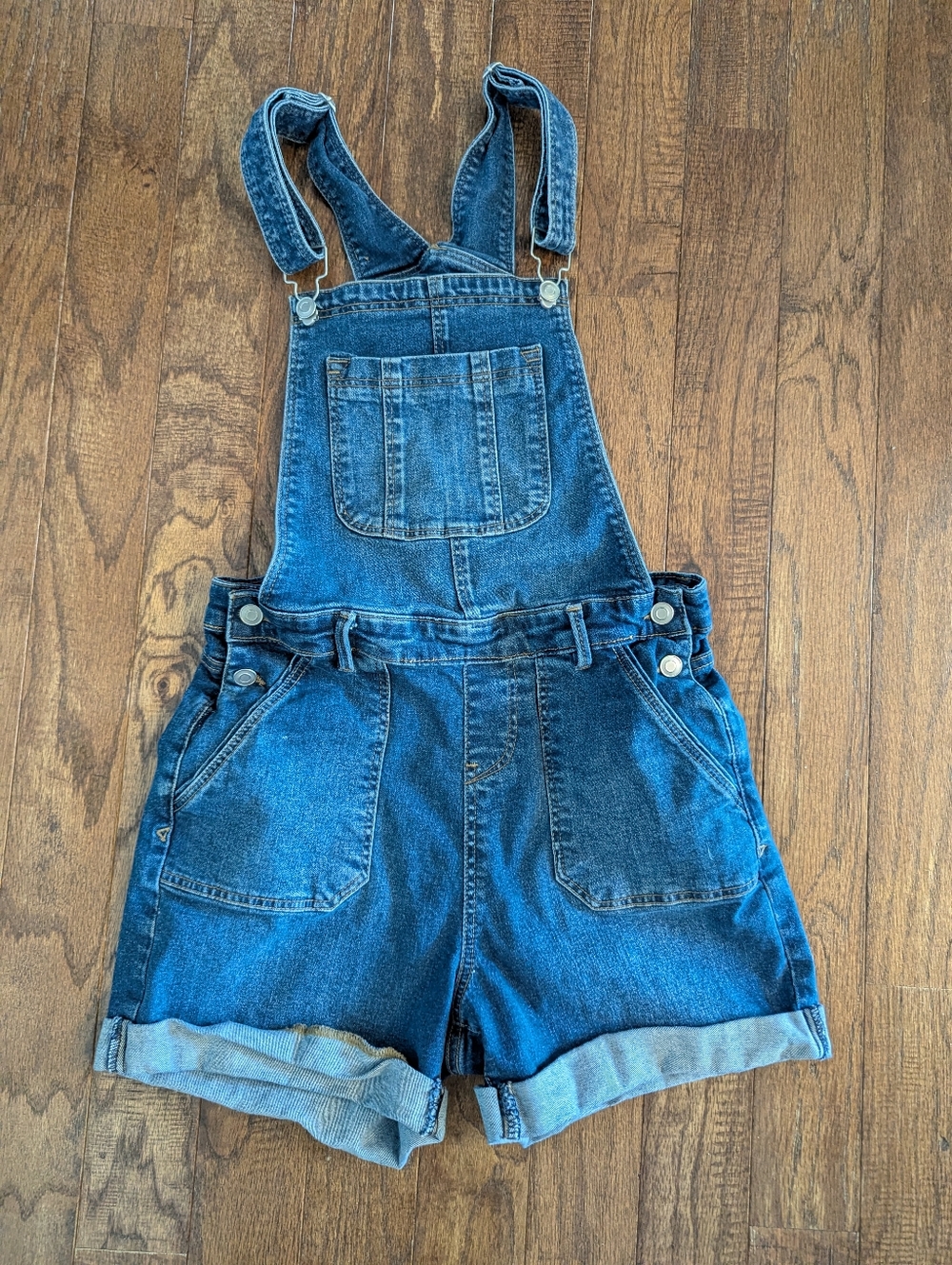 St Bernard Denim Overalls Shortalls, Blue Stretch Denim Size 8